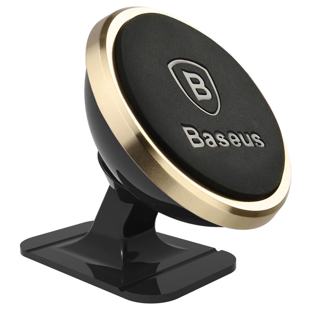 Baseus 360 Magnetisk Mobilholder til bil Guldfarvet