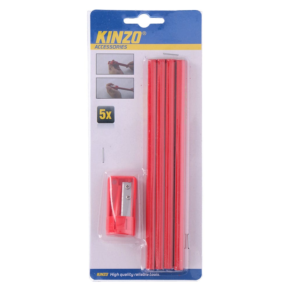 4-Pak Snedkerpenne med blyantspidser