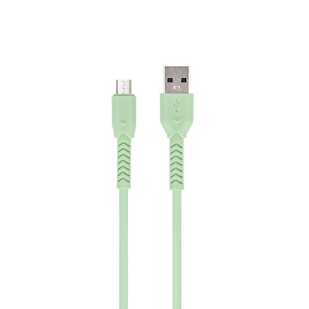 Maxlife MicroUSB-kabel - 3A grønt