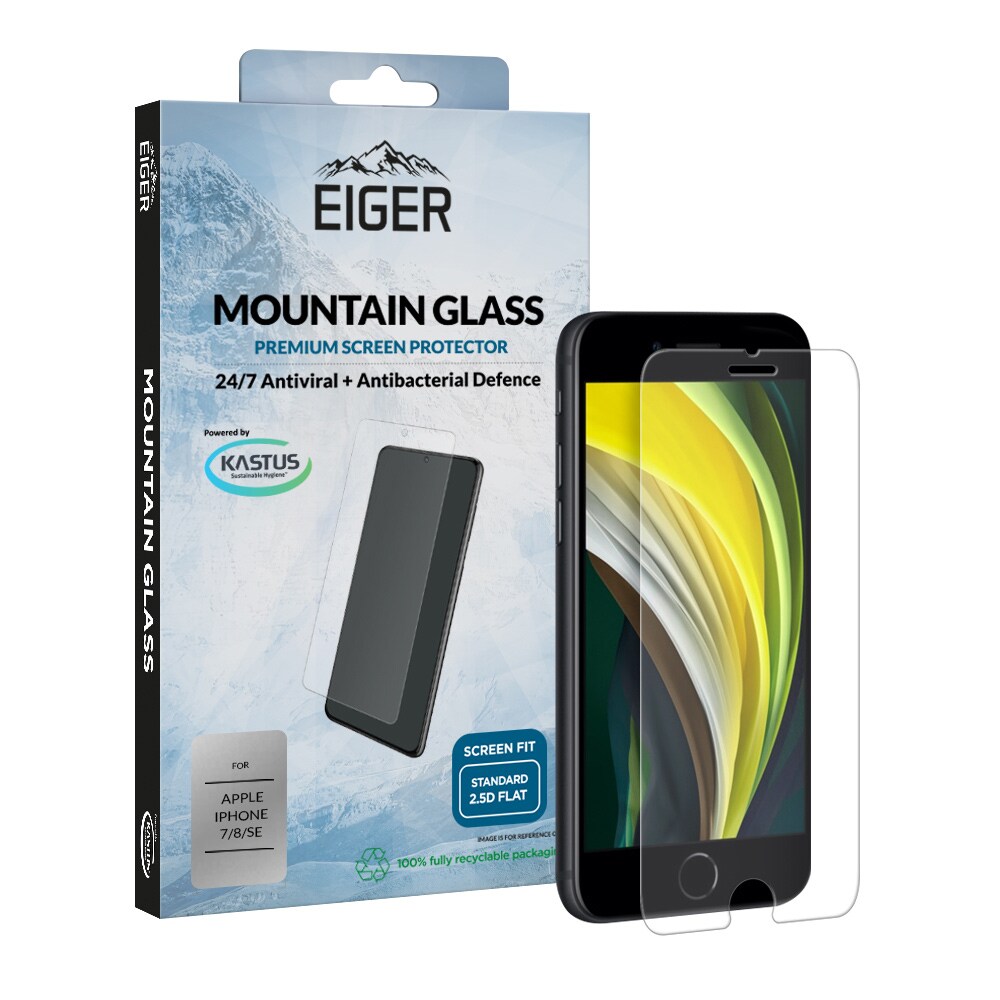 Eiger Glass Skærmskåner iPhone SE (2020)/8/7/6s/6