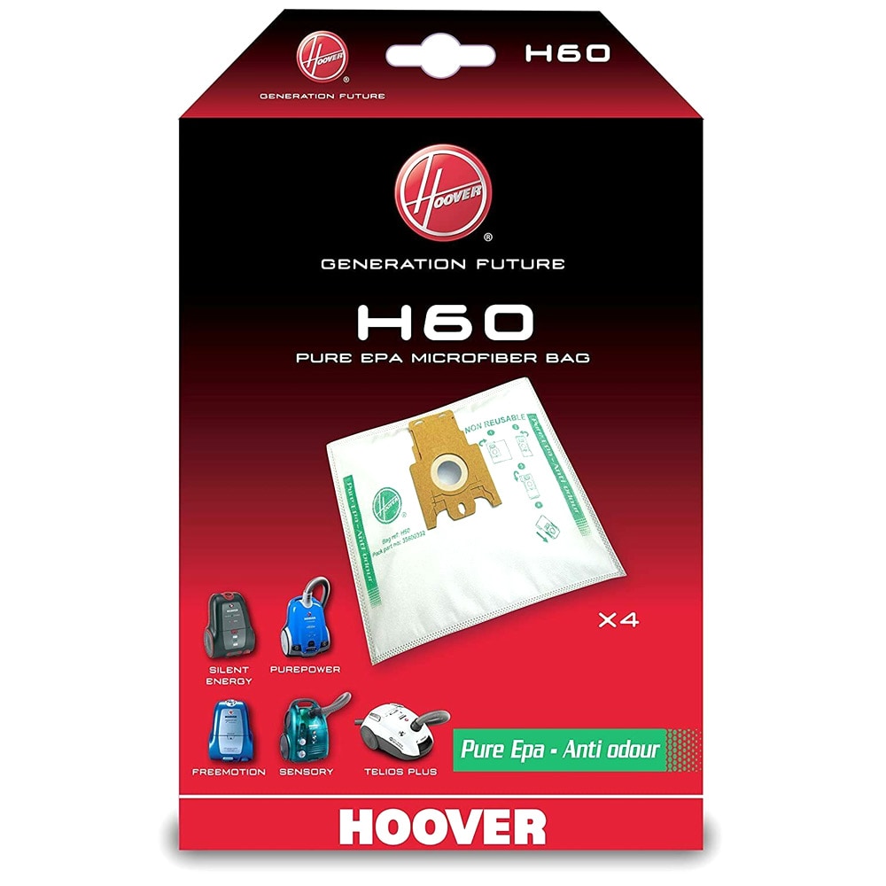 Hoover H60 Støvsugerpose 4-pak
