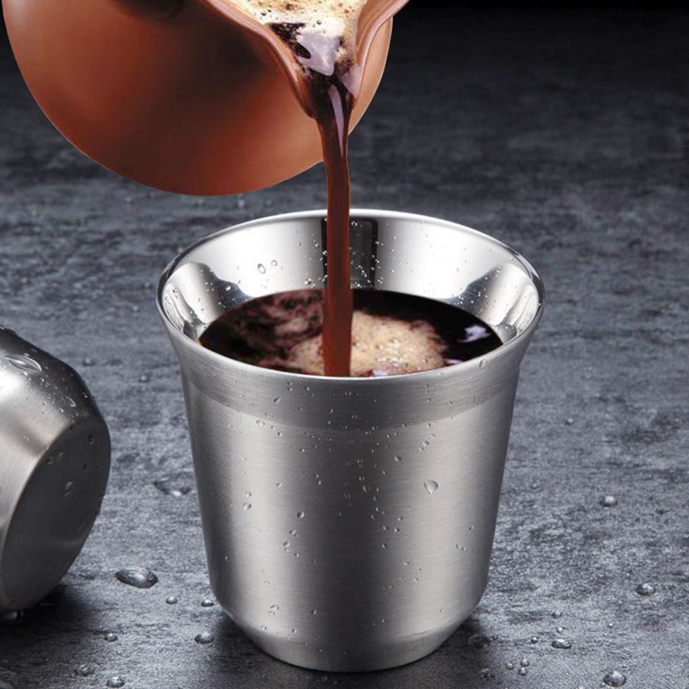 Kaffekop Rustfrit stål 80 ml