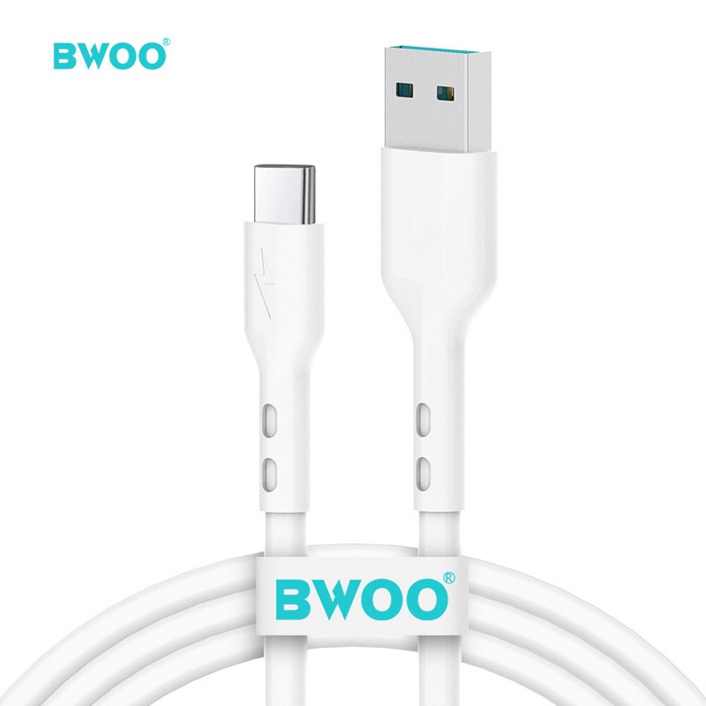 BWOO USB til USB-C - 3A Hvid