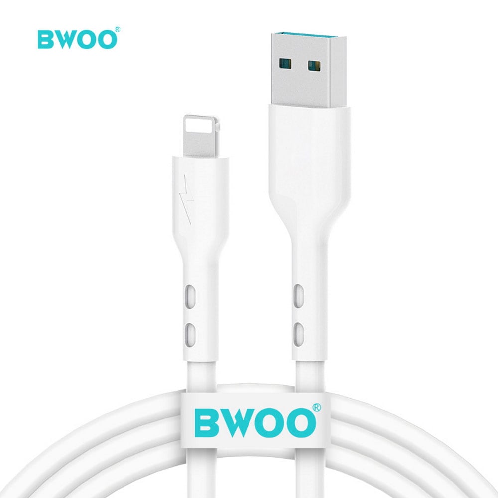 BWOO USB til iPhone - 3A Hvid