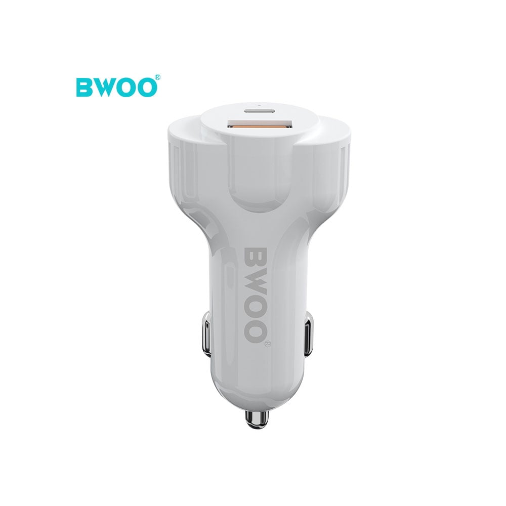 BWOO lader til cigarettænderudtaget USB-C & USB 2,4A