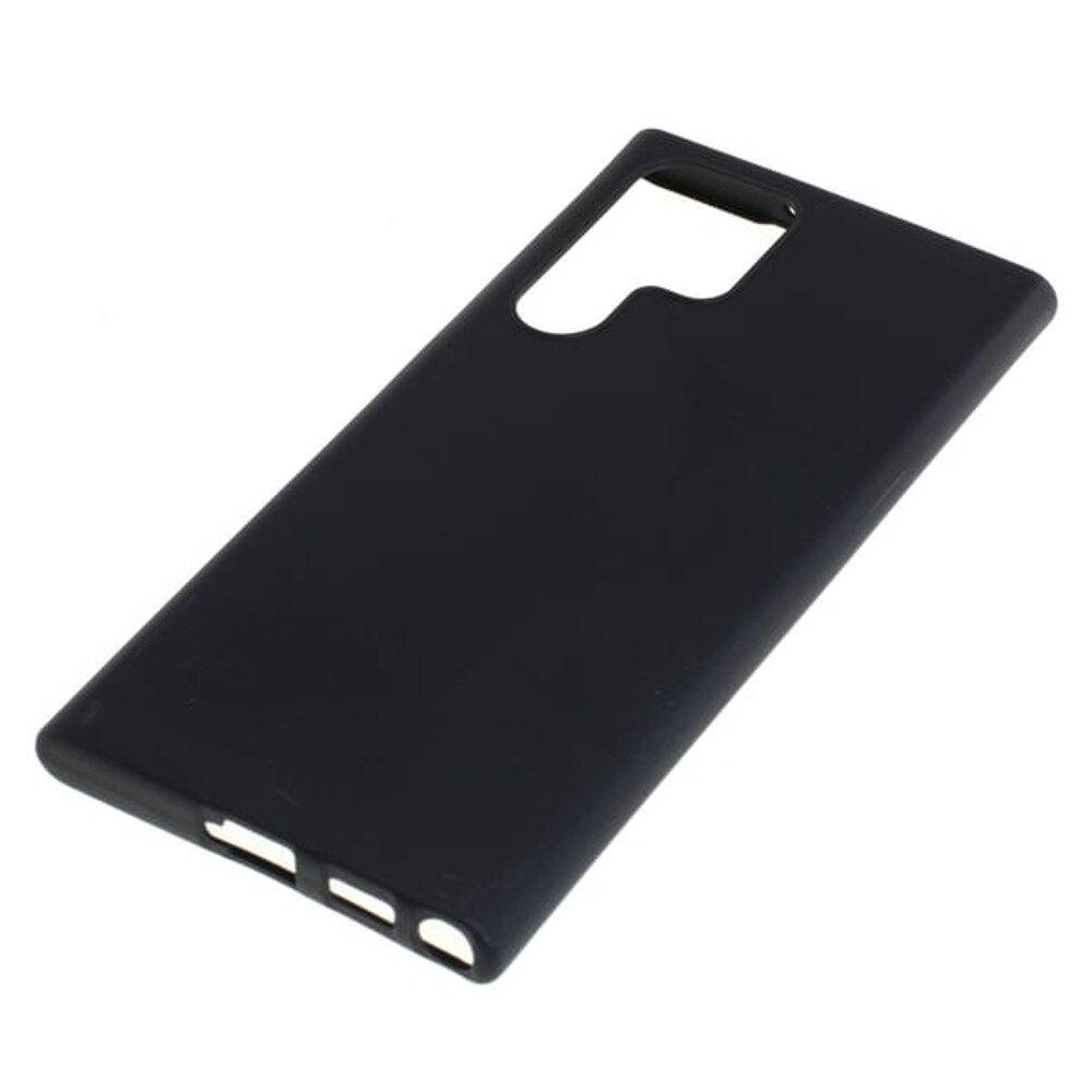 TPU Bagcover til Samasung Galaxy S22 Ultra - Sort