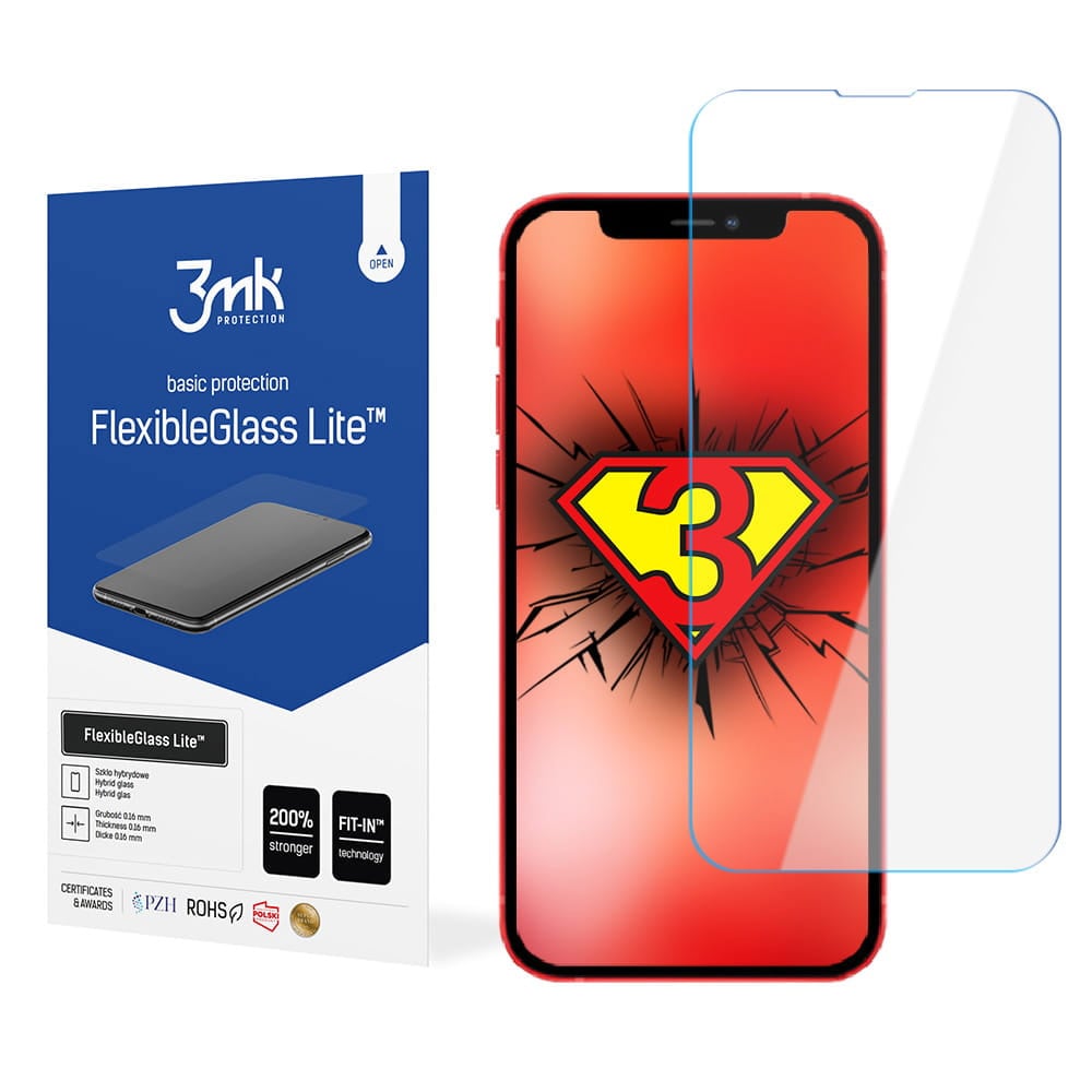 3mk Flexibelt 2.5D Hybridglas iPhone 13 Pro Max