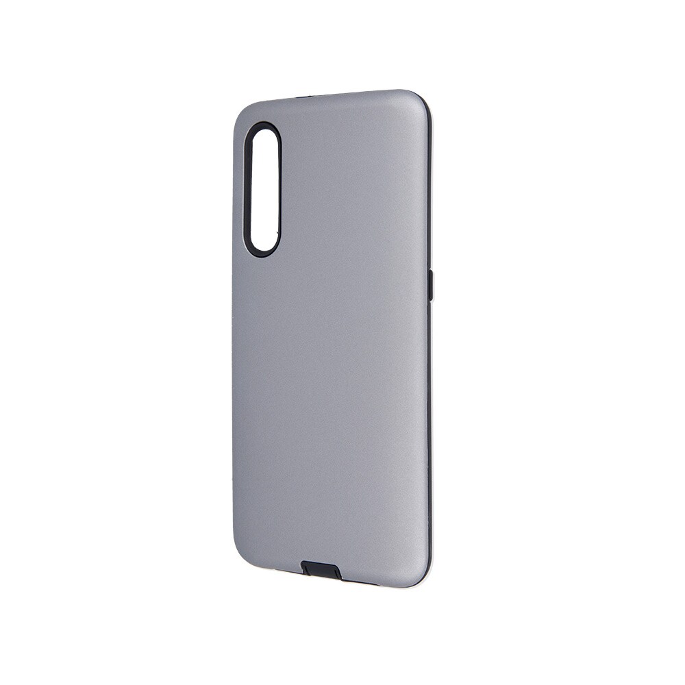 Defender Smooth Bagcover til iPhone 12 / 12 Pro Sølvfarvet