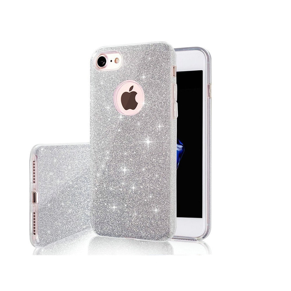 Glittercover til iPhone 12 Pro Max Sølv