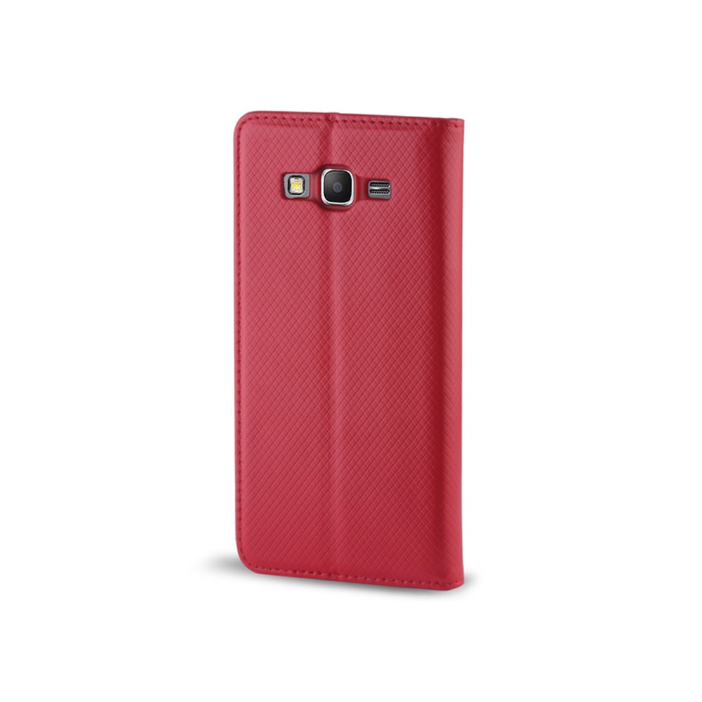Flipfoderal med støtte til Samsung Galaxy S21 Ultra rød