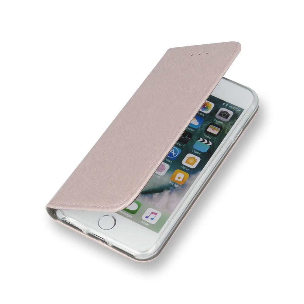 Flipfoderal med kortholder til iPhone 11 Rosé-Guld