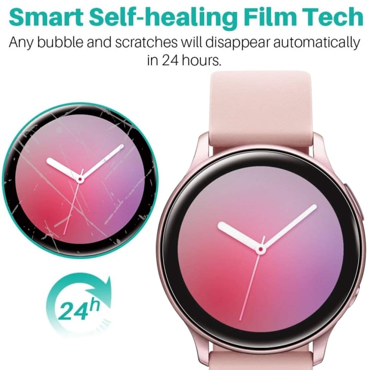 Skærmskåner med Hydrogel til Samsung Galaxy Watch Active 1/2 44mm