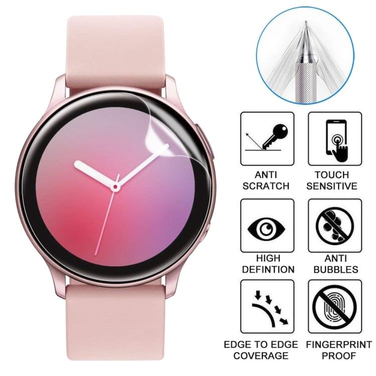 Skærmskåner med Hydrogel til Samsung Galaxy Watch Active 1/2 40mm