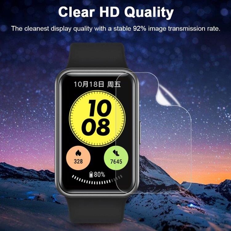 Skærmskåner med Hydrogel til Huawei Watch GT/Fit/Fit 2