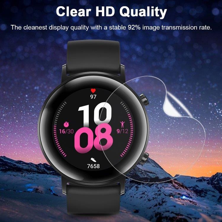 Skærmskåner med Hydrogel til Huawei Watch GT 2 42mm