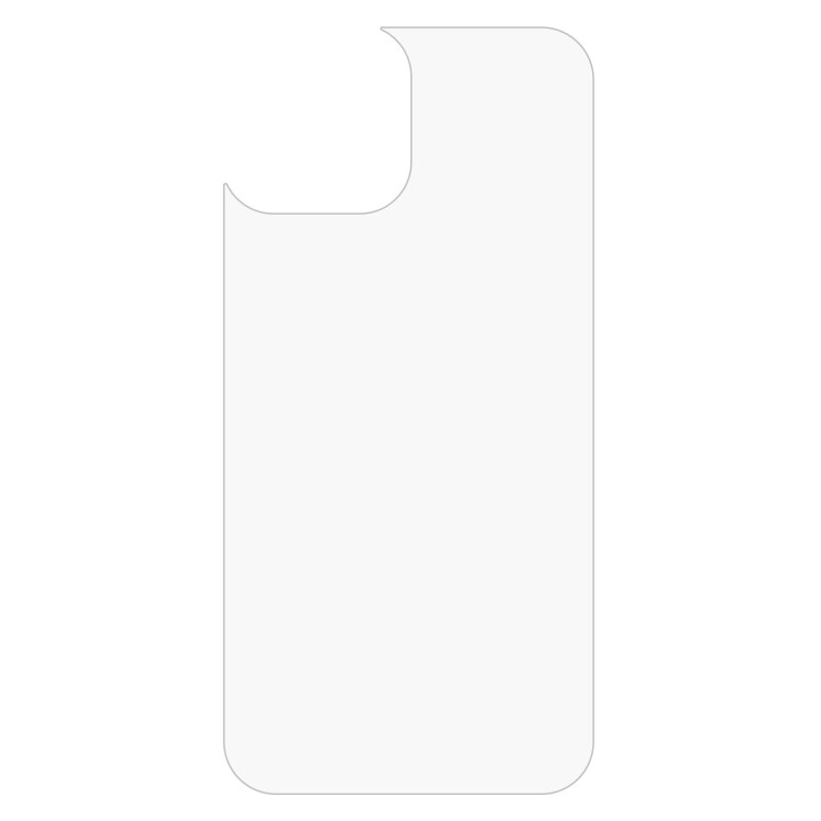 Skærmskåner til bagside i hærdet glas - iPhone 13