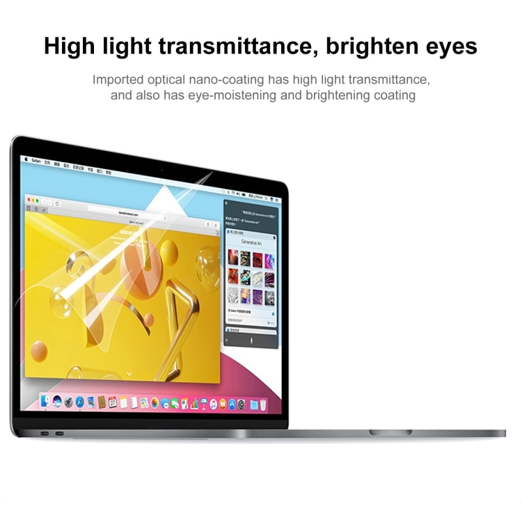 Skærmskåner med PET-film til MacBook Pro 13"