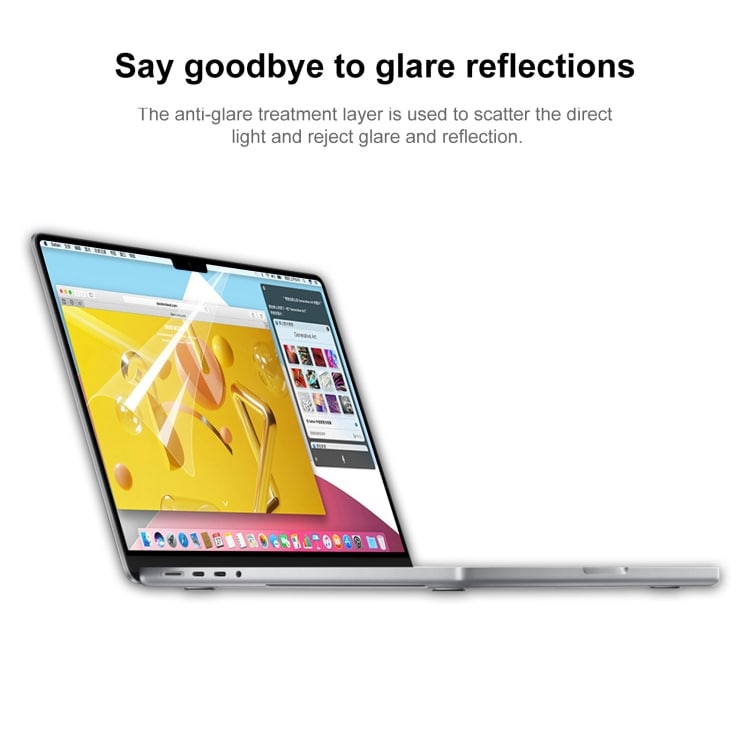 Skærmskåner antireflex med PET-film til MacBook Pro 14.2"