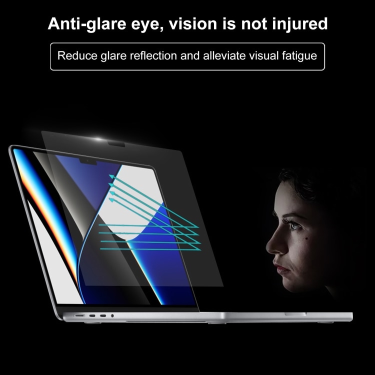 Skærmskåner antireflex med PET-film til MacBook Pro 16.2"