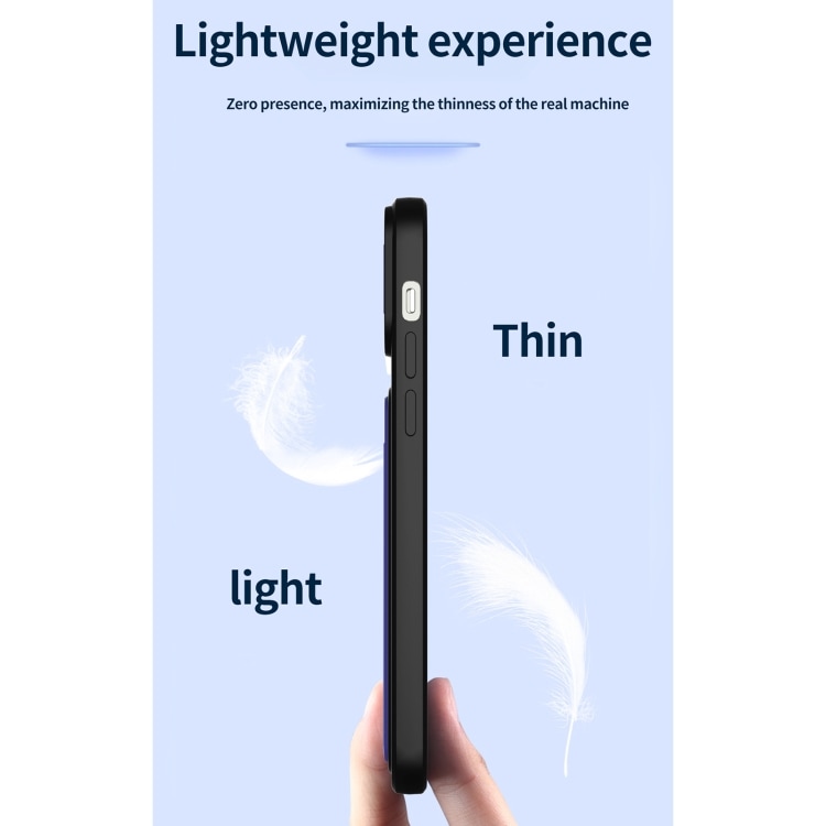 Cover med kameraskåner og kortrum til iPhone 11 Pro Max - sort
