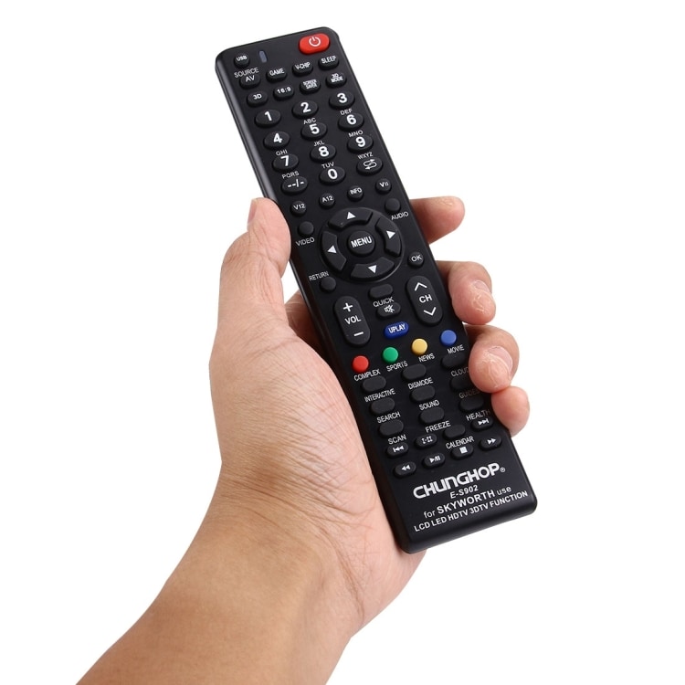 Universal fjernkontrol til SKYWORTH LED TV/LCD TV/HDTV/3DTV