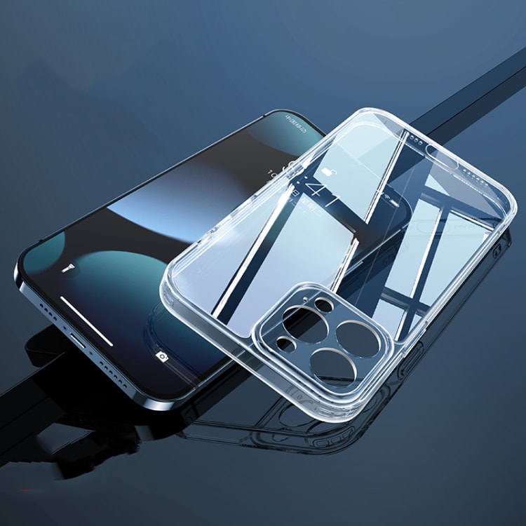 Gennemsigtigt cover i hærdet glas til iPhone 13 Pro Max