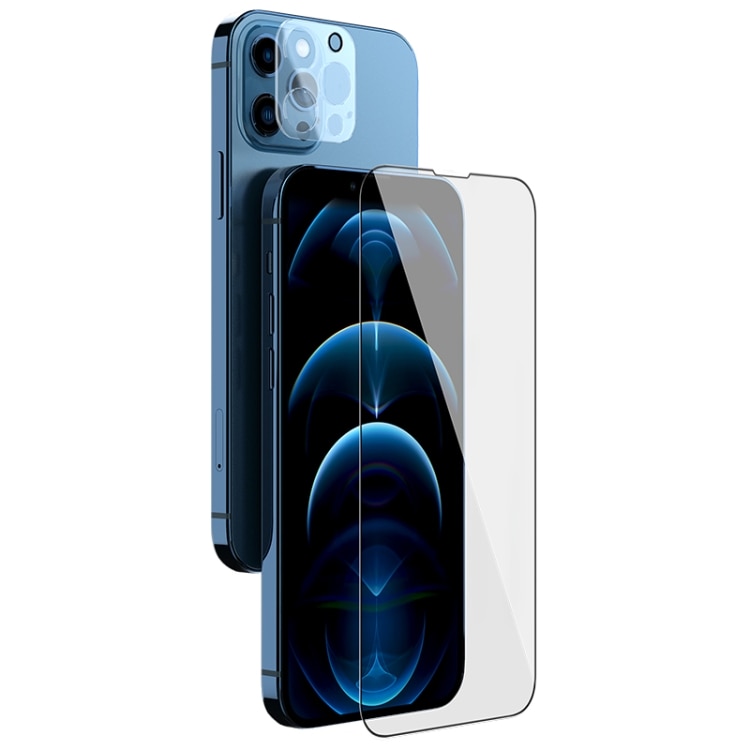 Skærmskåner med hærdet glas og linseskåner til iPhone 13 Pro Max