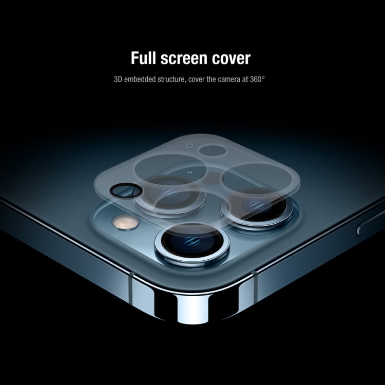 Skærmskåner med hærdet glas og linseskåner til iPhone 13 Pro