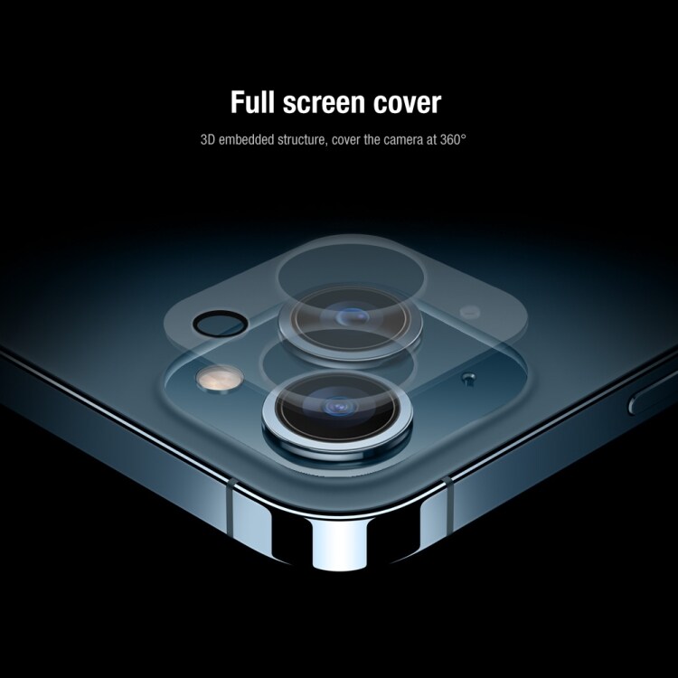 Skærmskåner med hærdet glas og linseskåner til iPhone 13 Mini