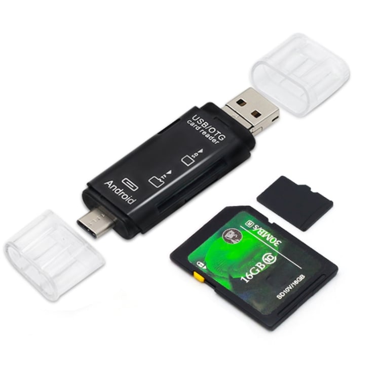 Memorycardlæser 5i1 - USB-C/MicroUSB