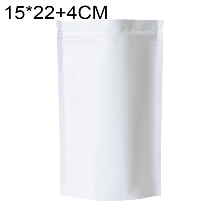 Snackposer hvide 10x15+4 cm - 100-pak