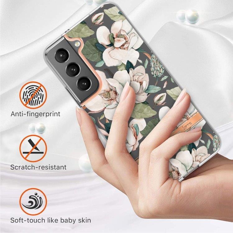 Mobilcover med blomstermønster til Samsung Galaxy S22