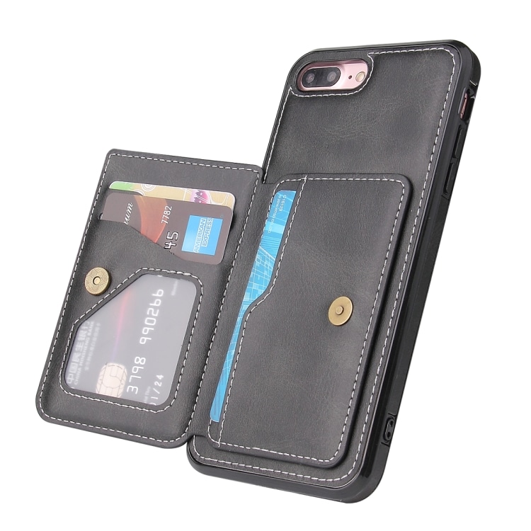 Magnetisk tegnebogsetui til iPhone 7 Plus/8 Plus
