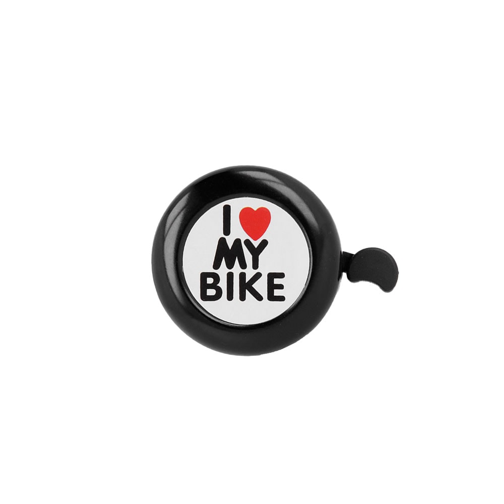Ringeklokke til cykel - I love my bike