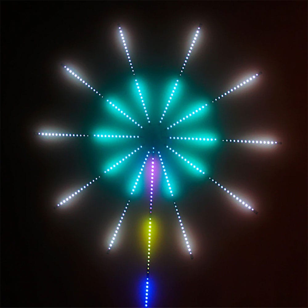 LED-dekoration - fyrværkeri