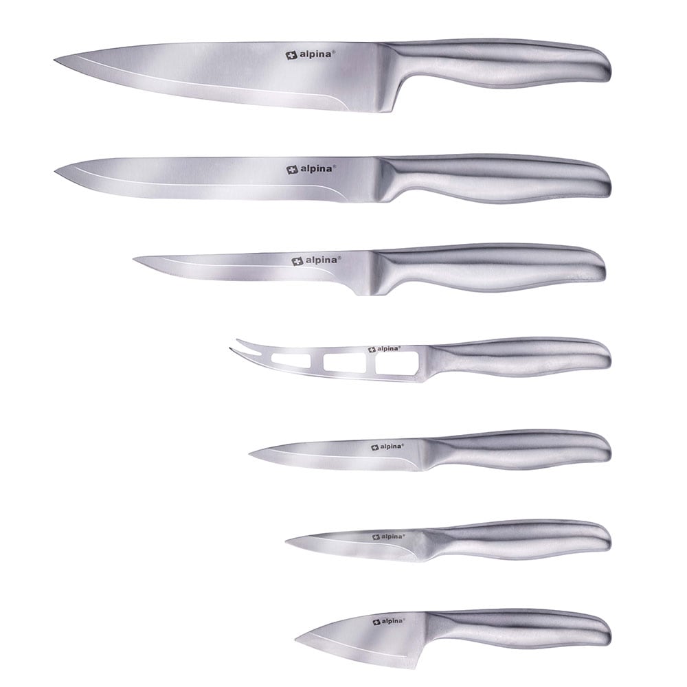 Knivsæt med 7 knive