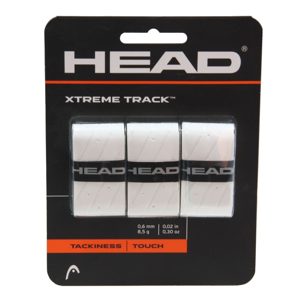 Head Xtreme Track Overgrips - Hvid Pakke med 3 stk.