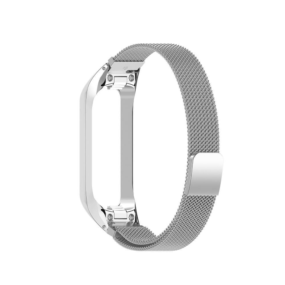 Milanese Loop-urrem til Samsung Galaxy Fit2 - Sølv