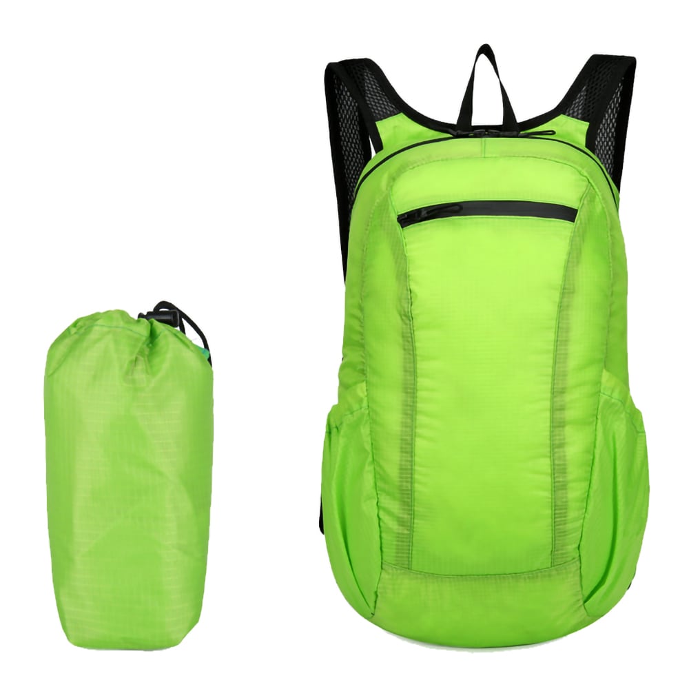 Ultralet foldbar rygsæk - Grøn