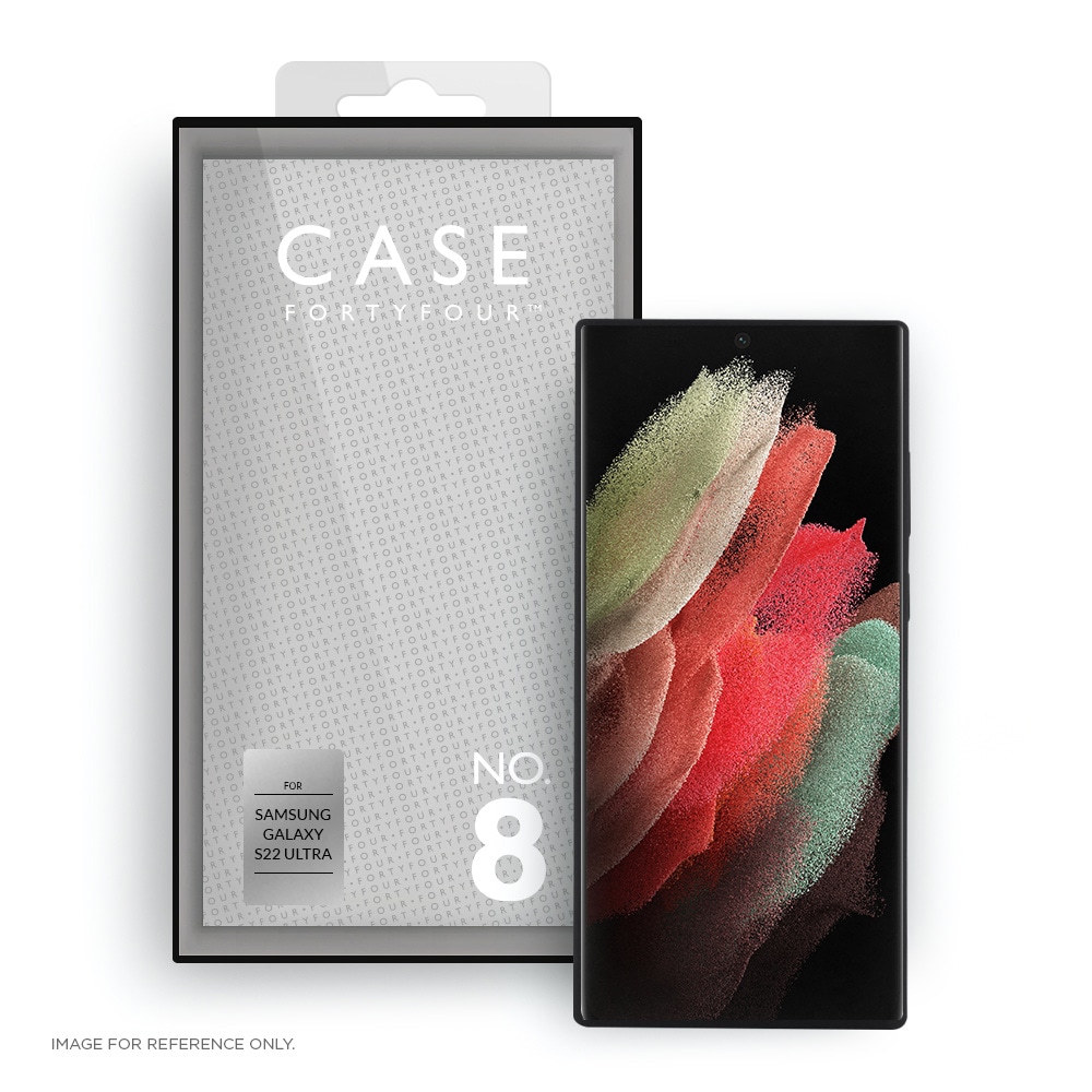 Case Fortyfour No.8 til Samsung Galaxy S22 Ultra Sort