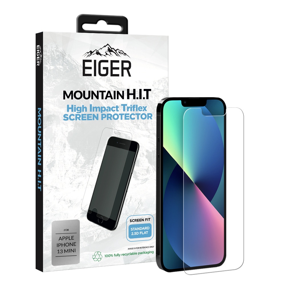 Eiger Mountain H.I.T Screen Protector til Apple iPhone 13 Mini Klar
