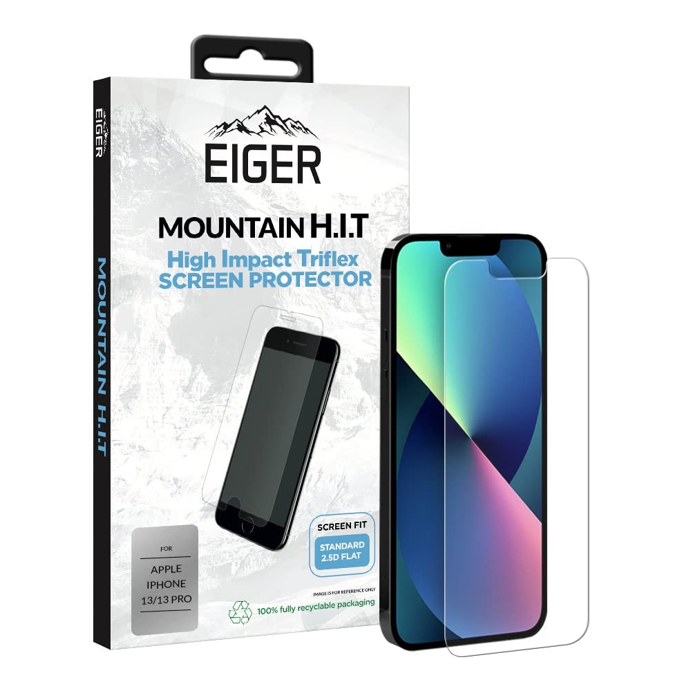Eiger Mountain H.I.T Screen Protector til Apple iPhone 13 / 13 Pro Klar