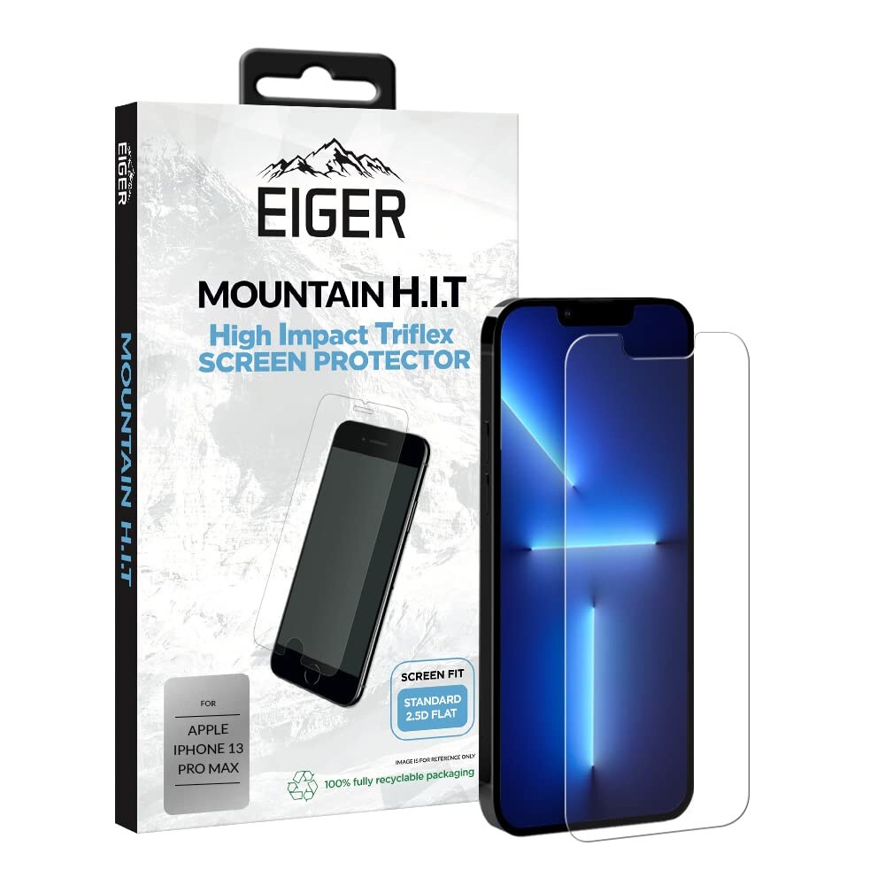 Eiger Mountain H.I.T Screen Protector til Apple iPhone 13 Pro Max Klar