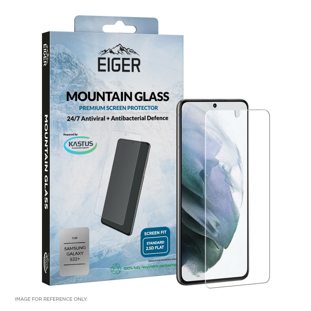 Eiger Mountain Glass 2.5D Screen Protector til Samsung Galaxy S22+ Klar