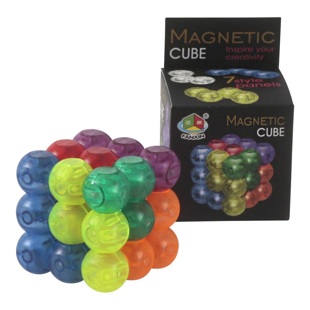 Magnetisk kube-puslespil
