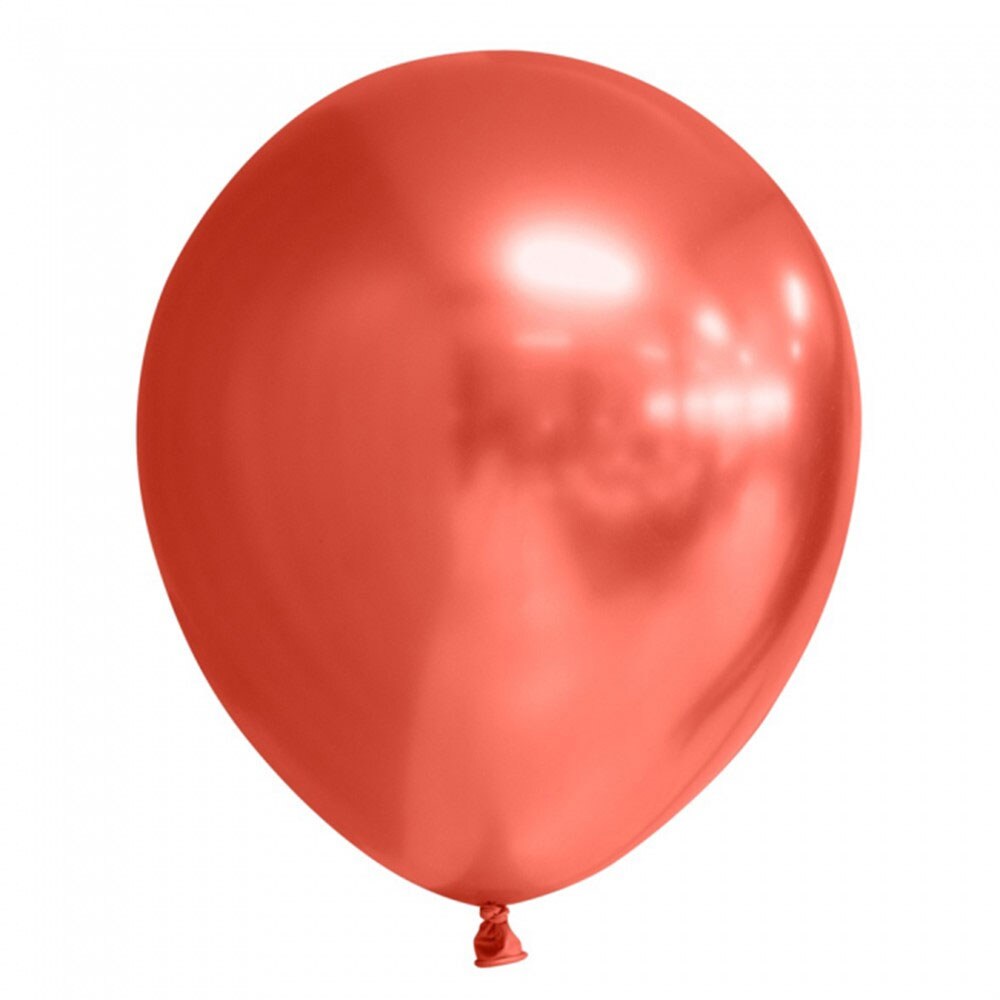 Spejlende ballon Rød 6-pak