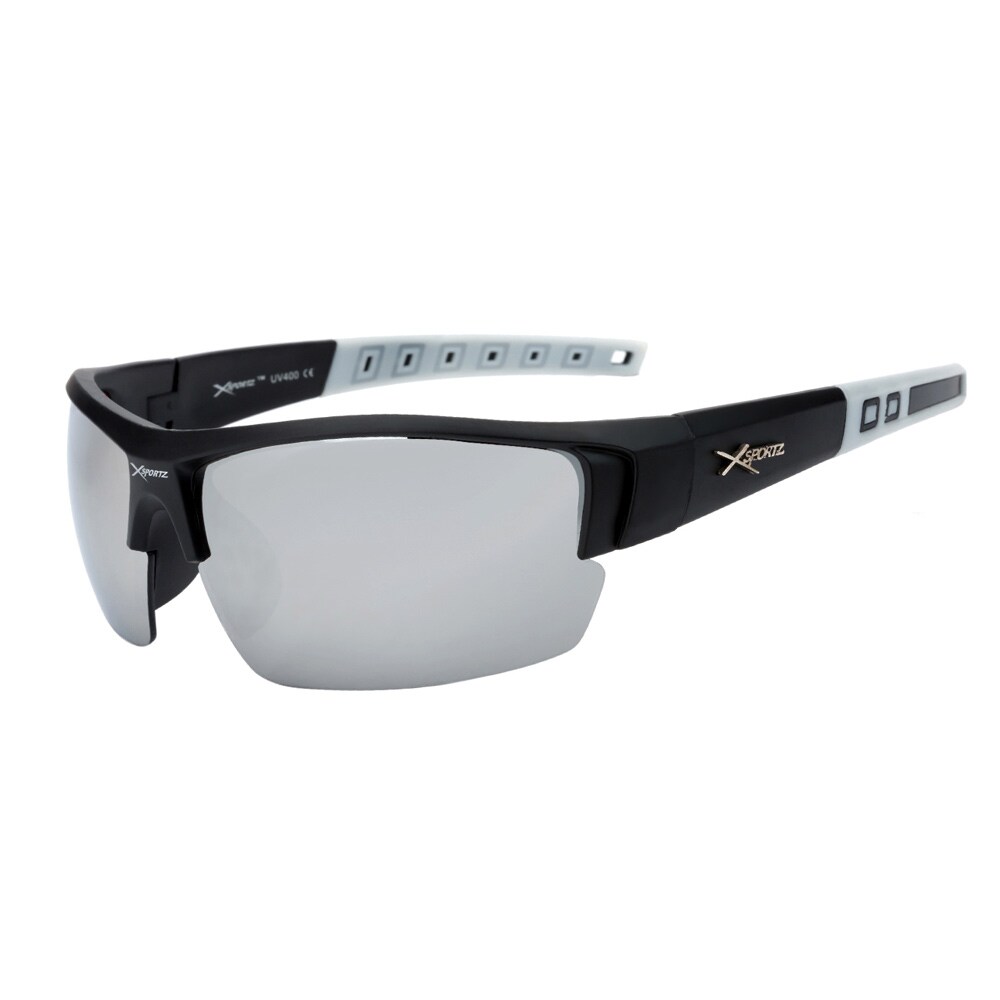 Sportssolbriller XS8003 Sort med spejlglas