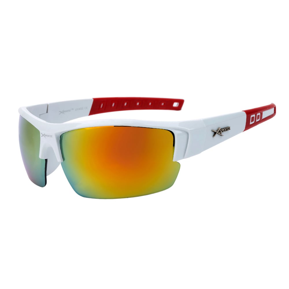 Sportssolbriller XS8003 Hvid/Rød