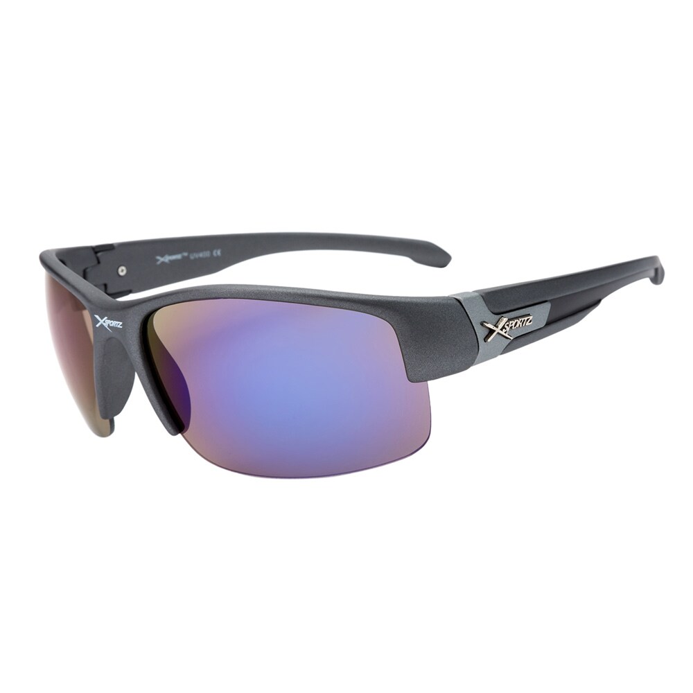 Sportssolbriller XS7039 Grå med blå linse