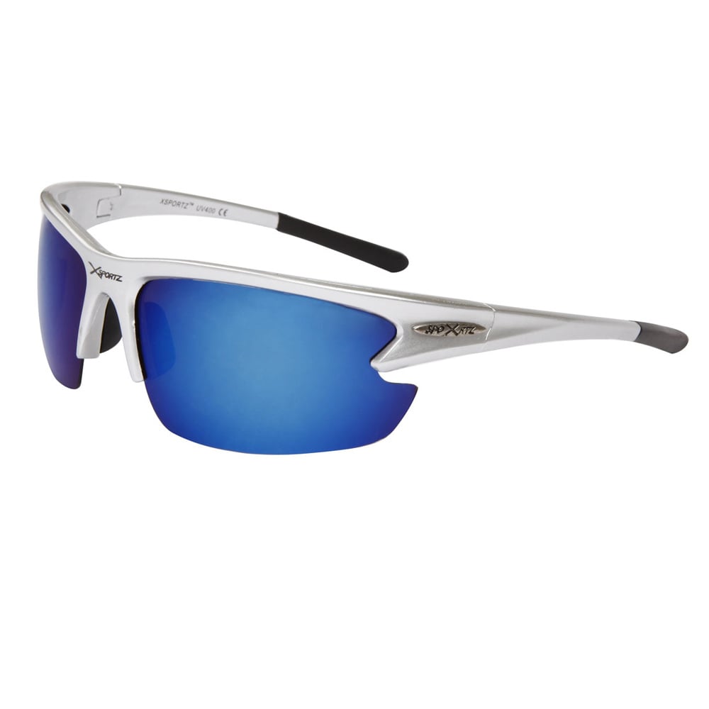 Xsports Solglasögon XS53 Sølvfarvet med blå linse
